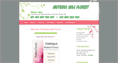 Desktop Screenshot of mutiaraflowershop.com